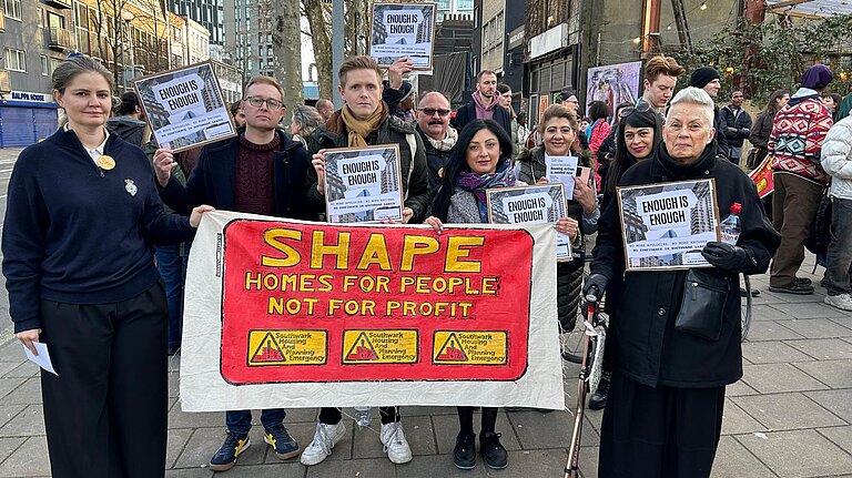 SHAPE protest
