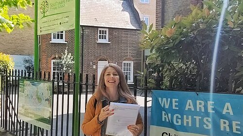 Rachel at Southwark Park Primary School