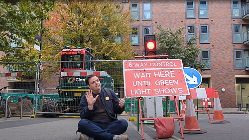 Adam at Surrey Quays Road