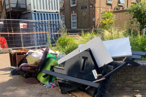 Flytipped furniture